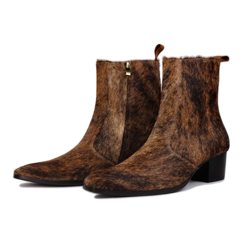 Pony Hair Chelsea Boot