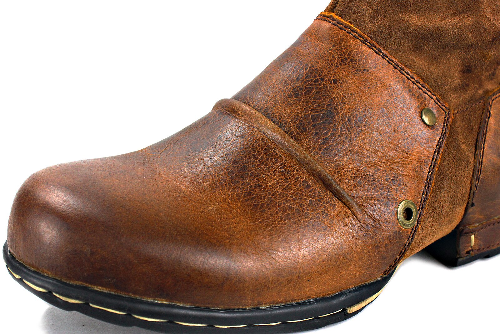 Bottes western en cuir véritable pour homme 2021