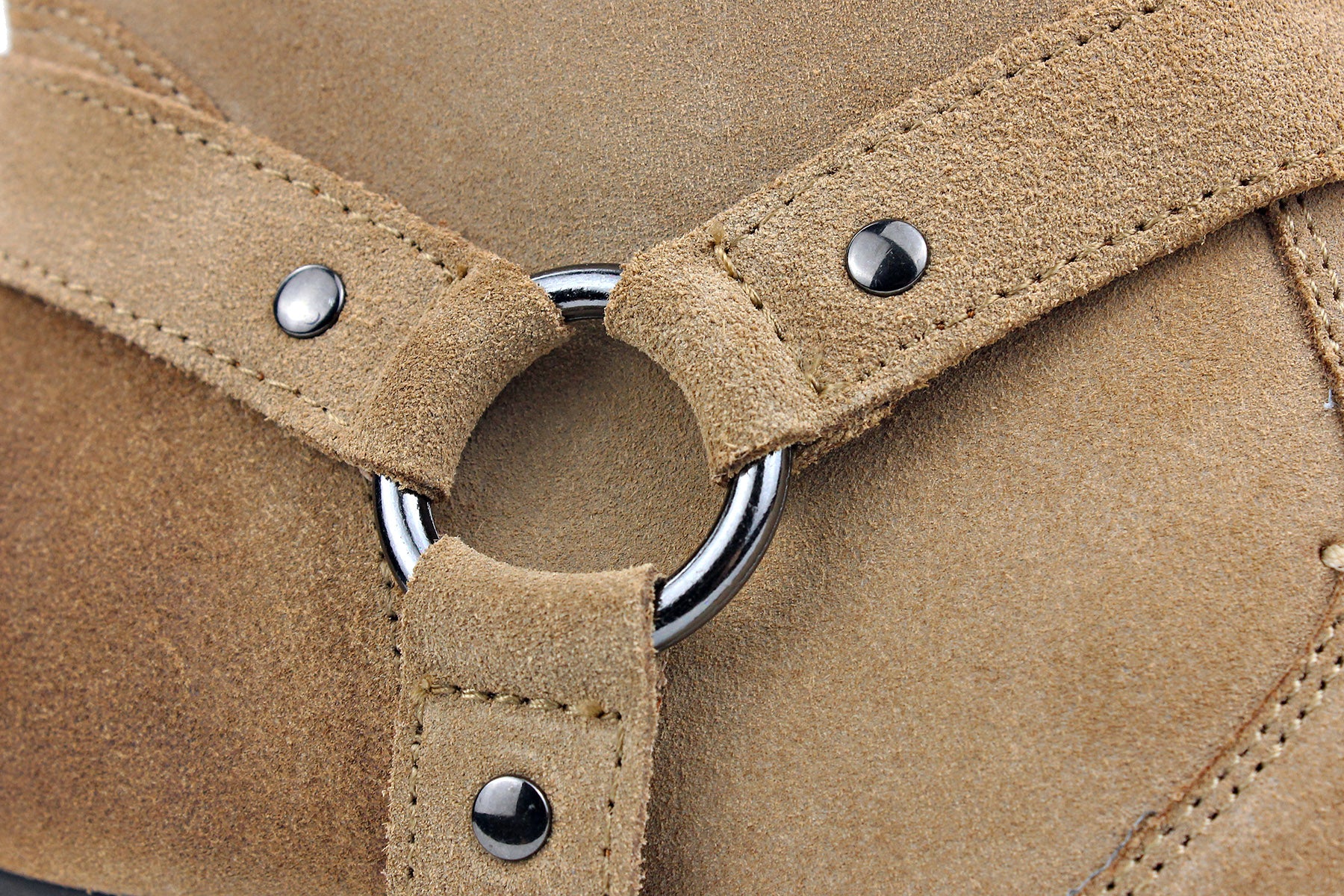 OSSTONE - Suede High Heel Chelsea Boots