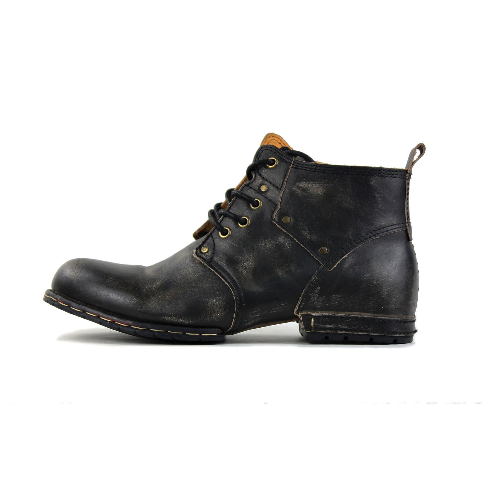 Bottines en cuir pour homme OSS-6015-2-Retro Brown