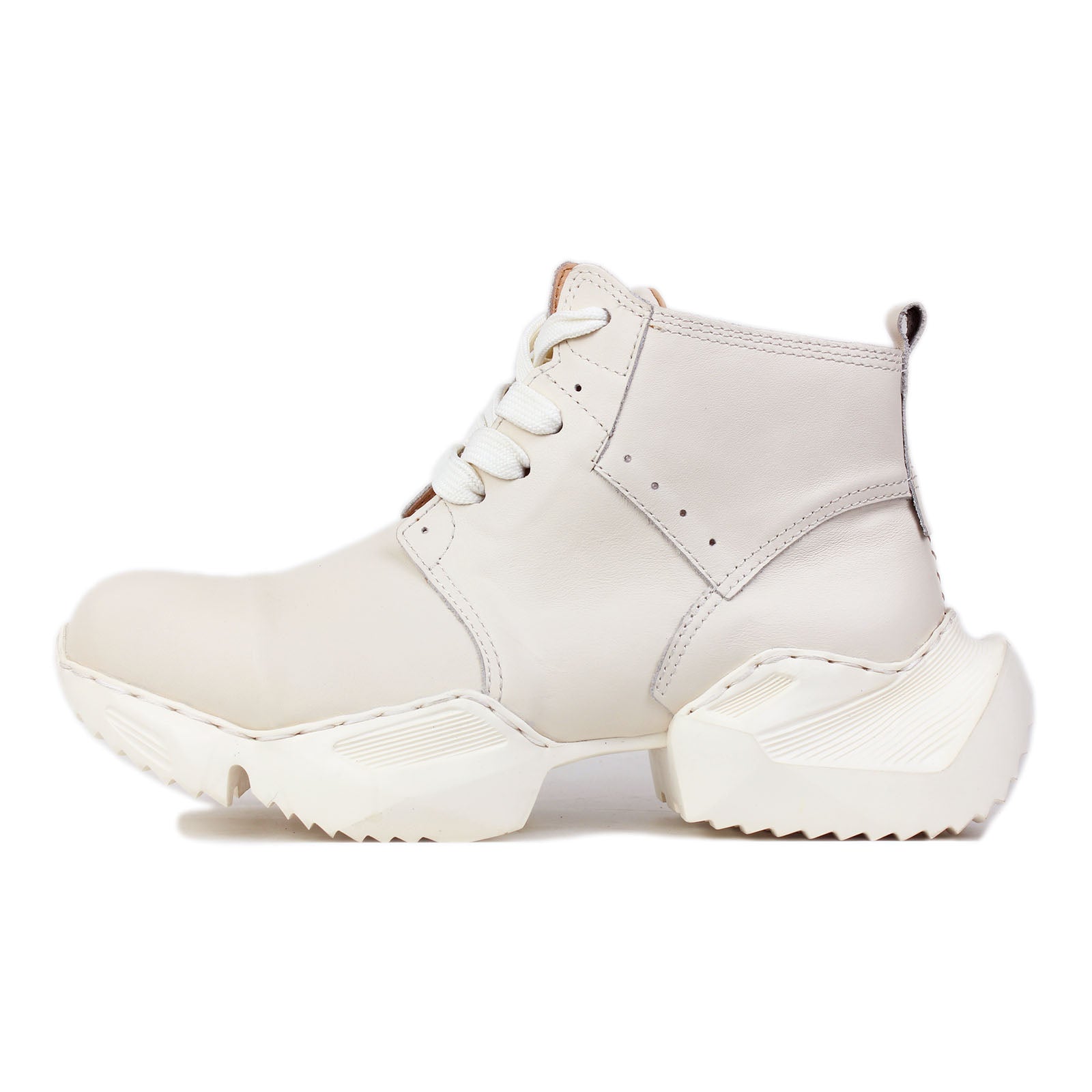 Bottes de moto athlétiques en cuir pour homme OS-5008-S-1 Classic Black et OFF-WHITE