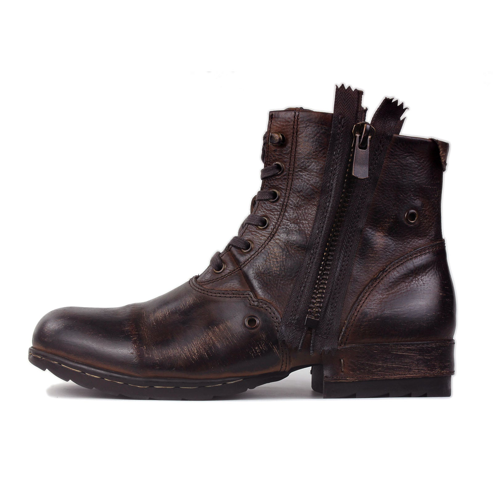 Bottines en cuir pour homme OS-5008-8-EF