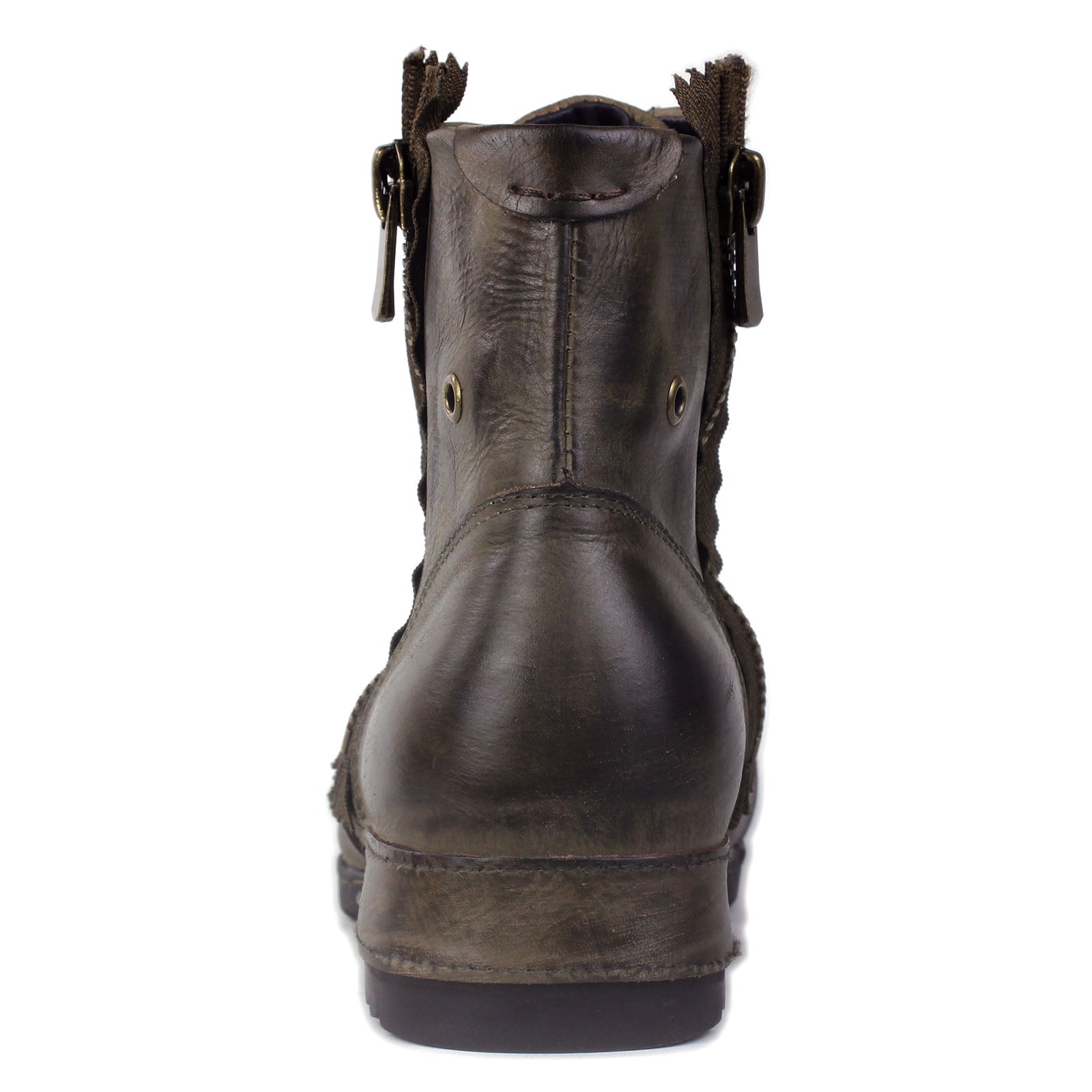 Herren-Lederstiefeletten
