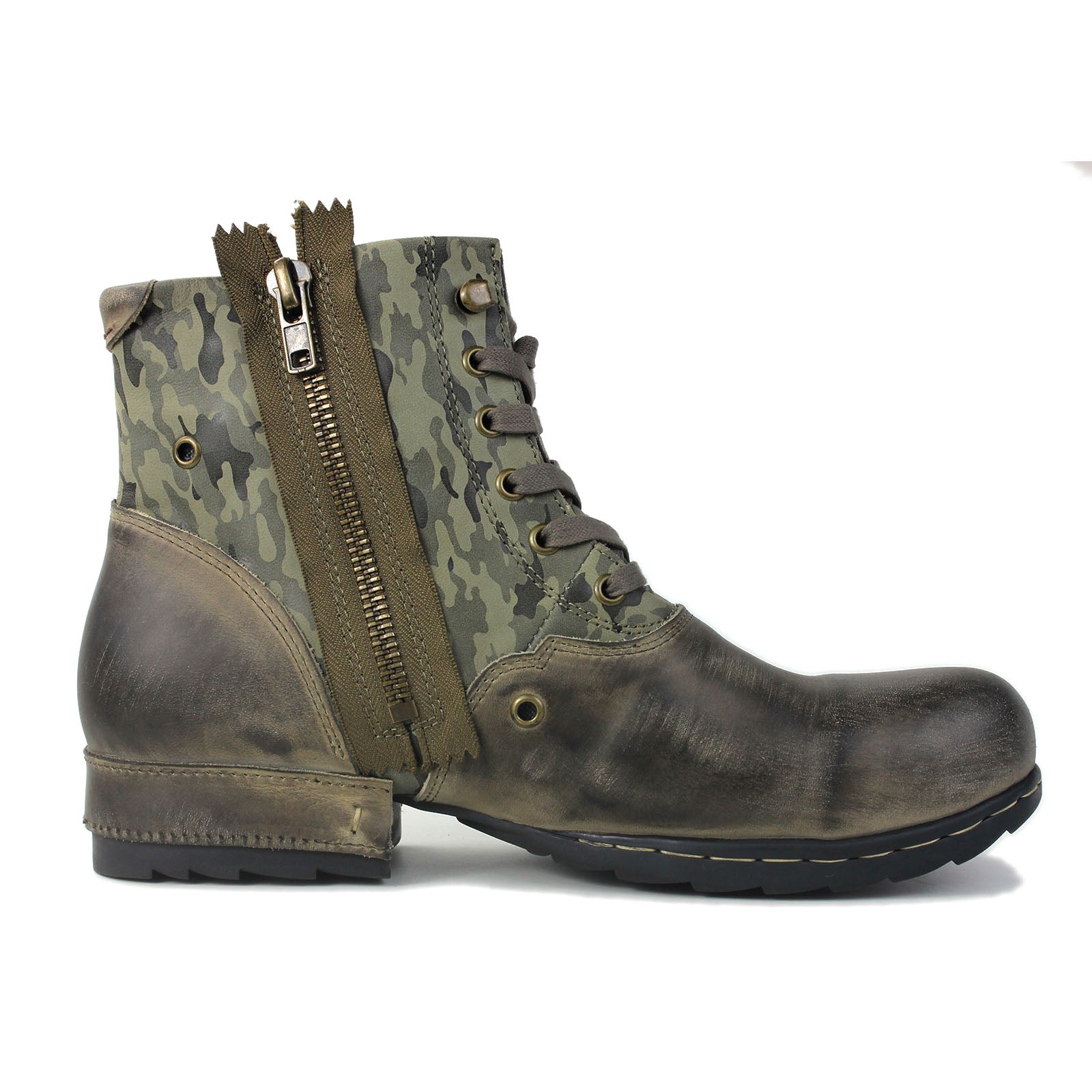 Herren-Lederstiefeletten