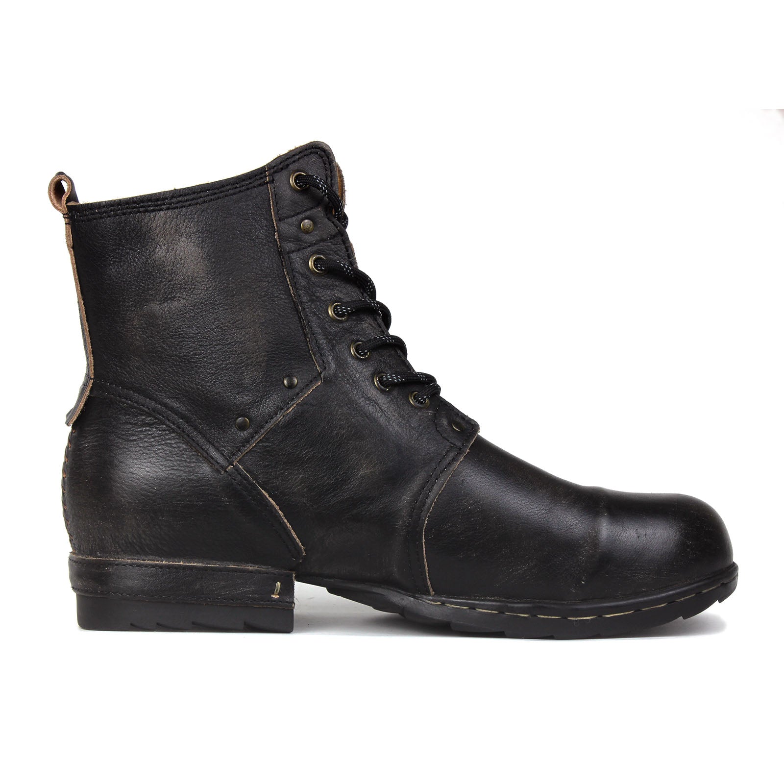 Herren-Lederstiefeletten