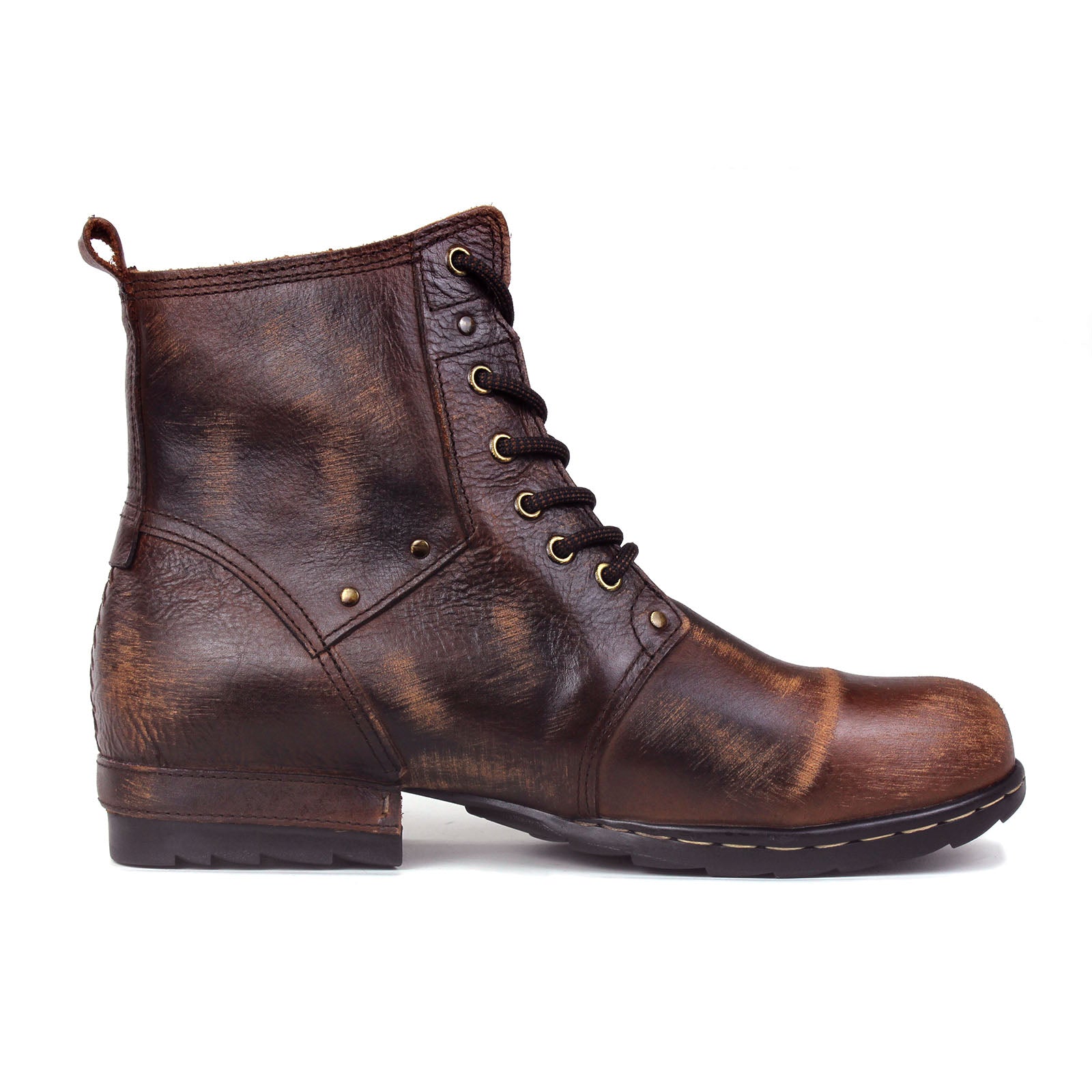 Herren-Lederstiefeletten