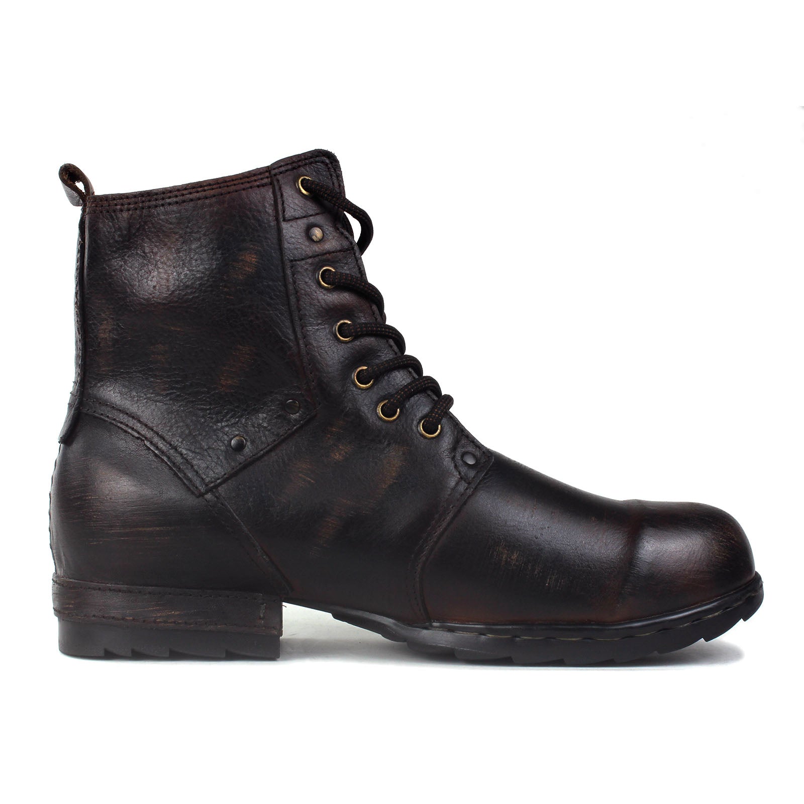 Herren-Lederstiefeletten