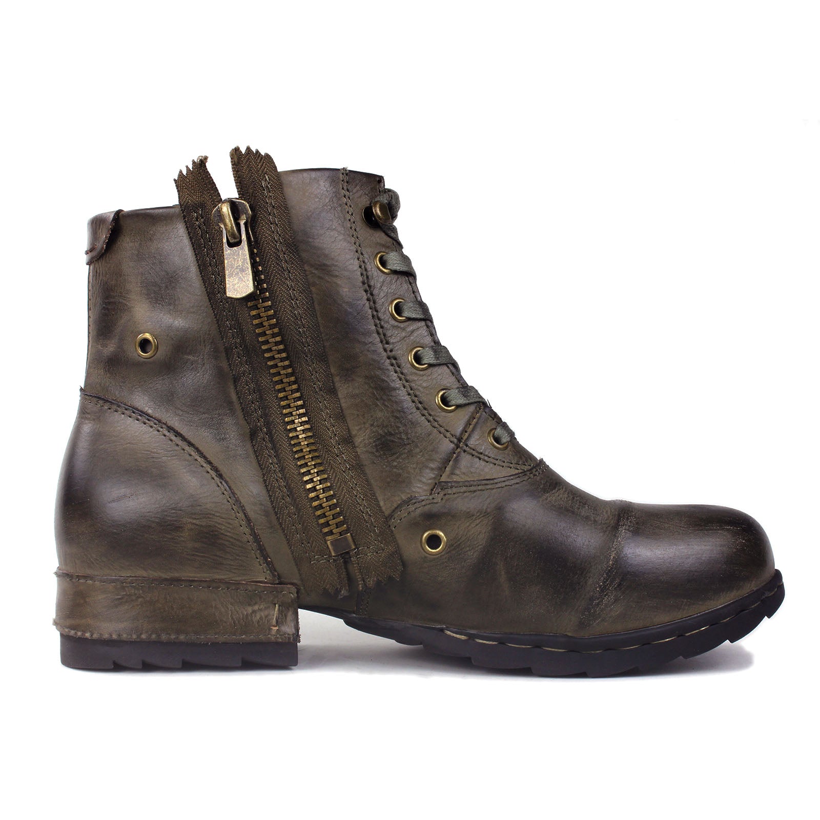 Herren-Lederstiefeletten