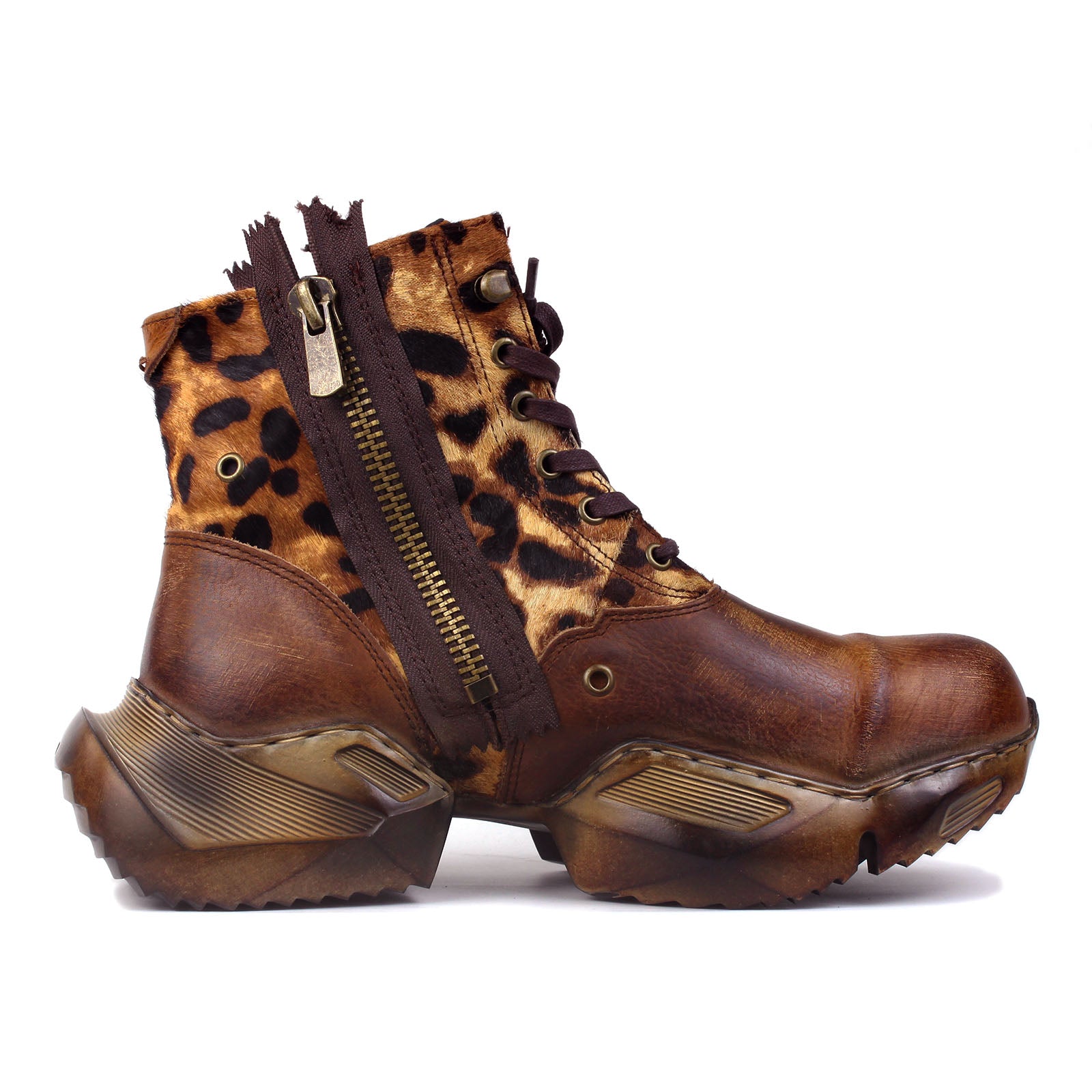 Herren-Lederstiefeletten