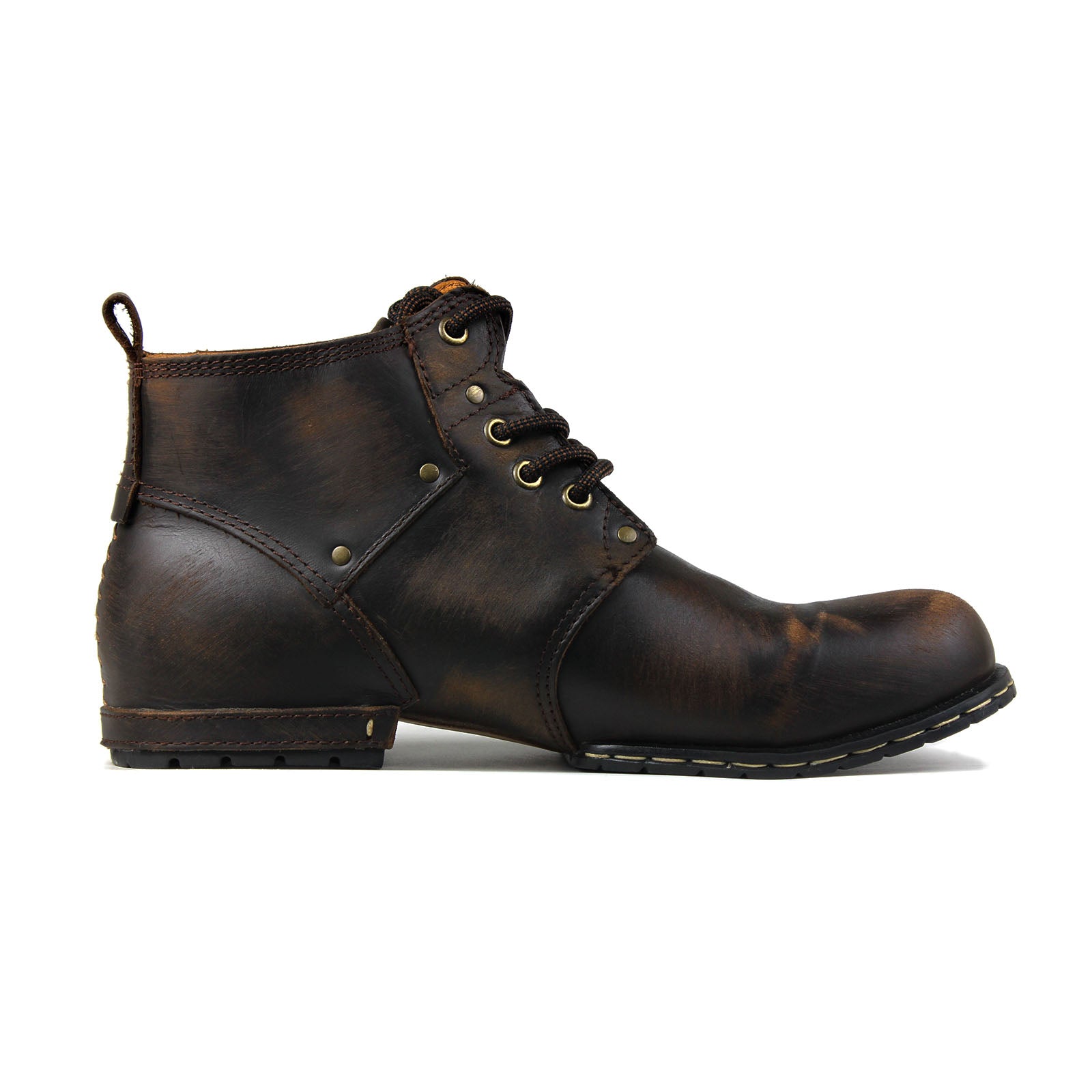 Bottines en cuir pour homme OSS-6015-2-Retro Brown