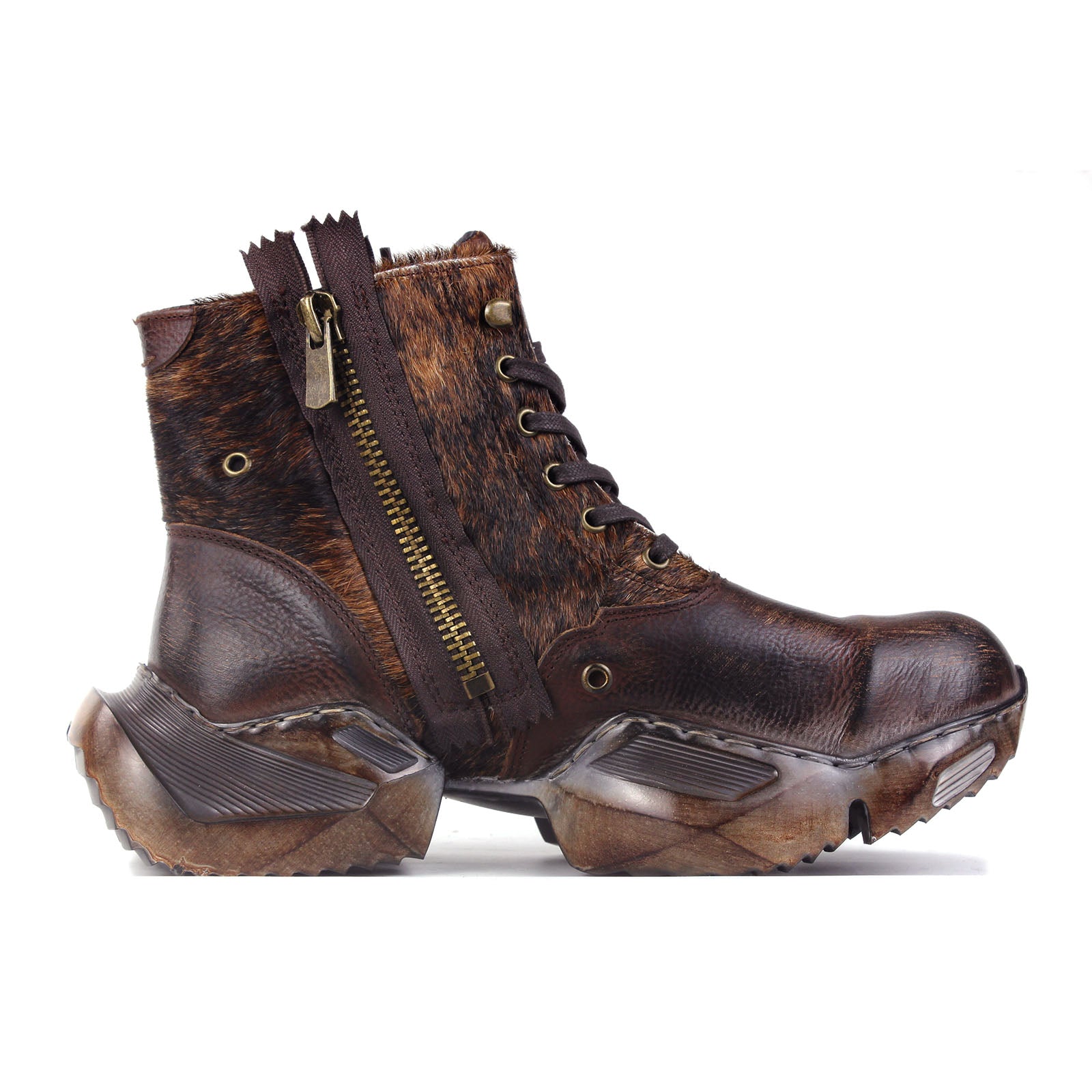 Herren-Lederstiefeletten