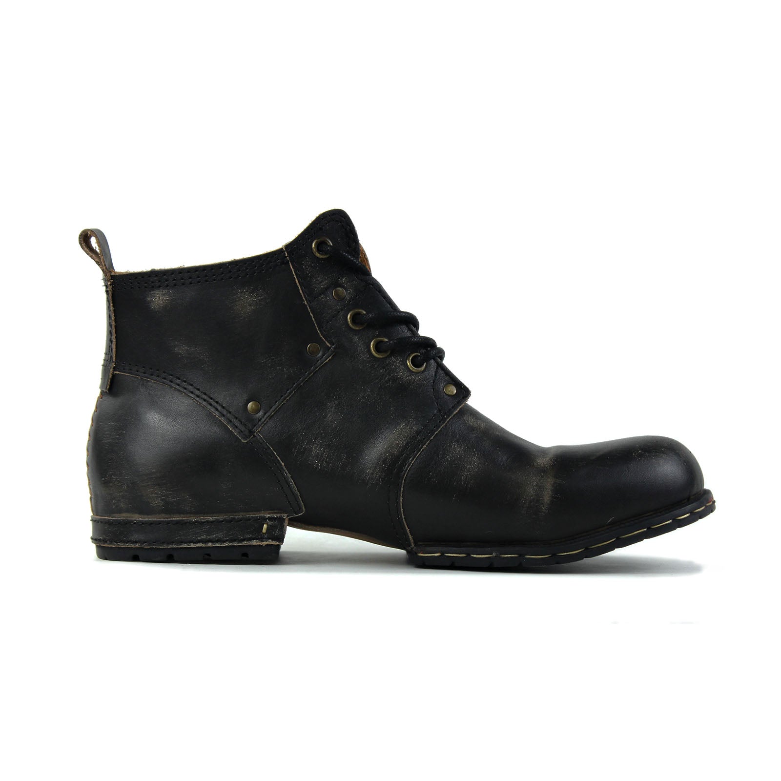 Bottines en cuir pour homme OSS-6015-2-Retro Brown