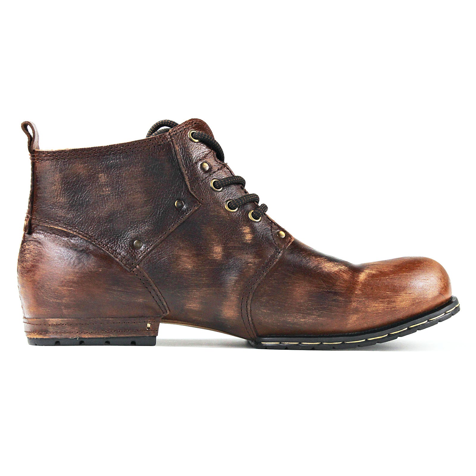Bottines en cuir pour homme OSS-6015-2-Retro Brown
