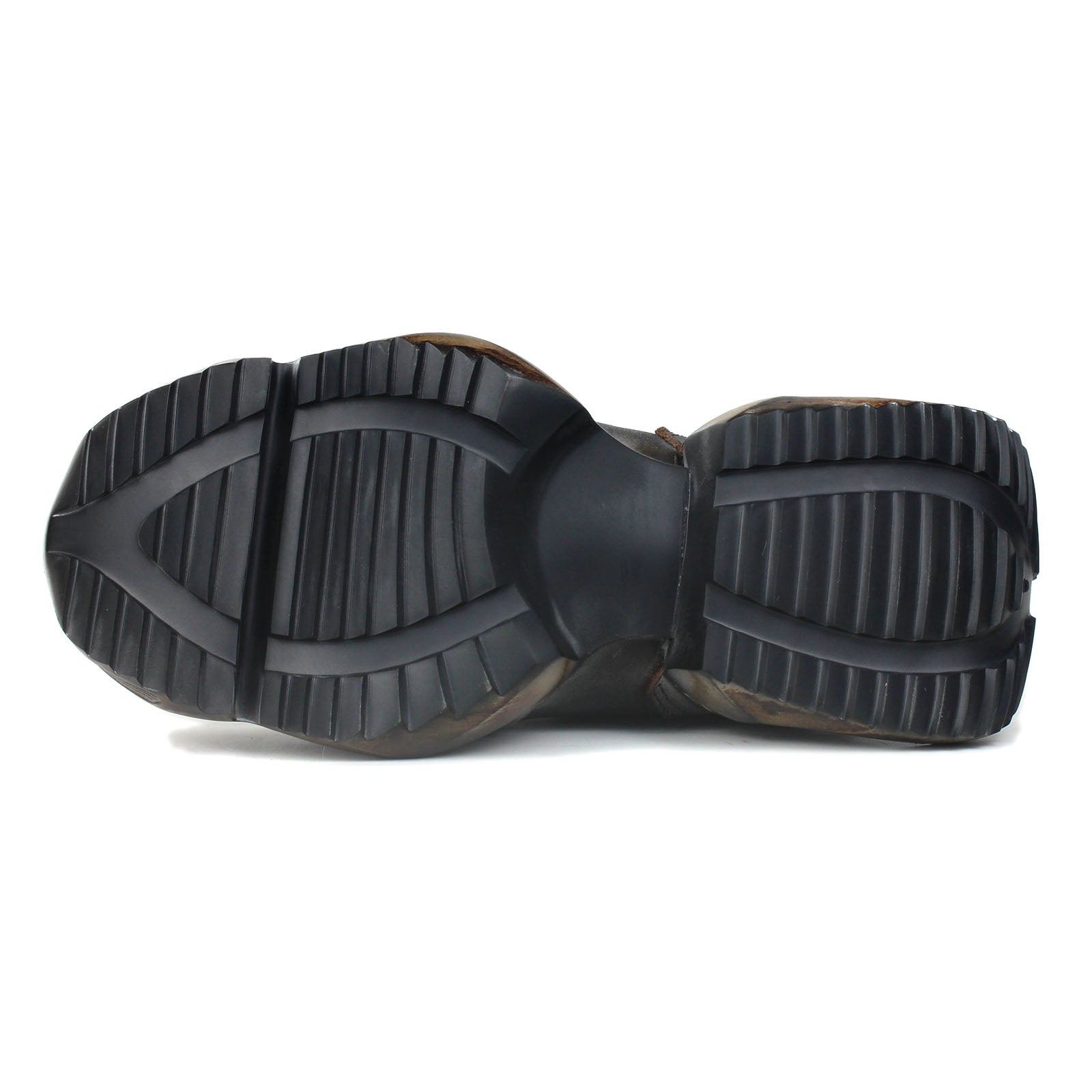 Bottes de moto en cuir pour homme, style sport et marche, style rétro, marron foncé, OS-5008-S-3