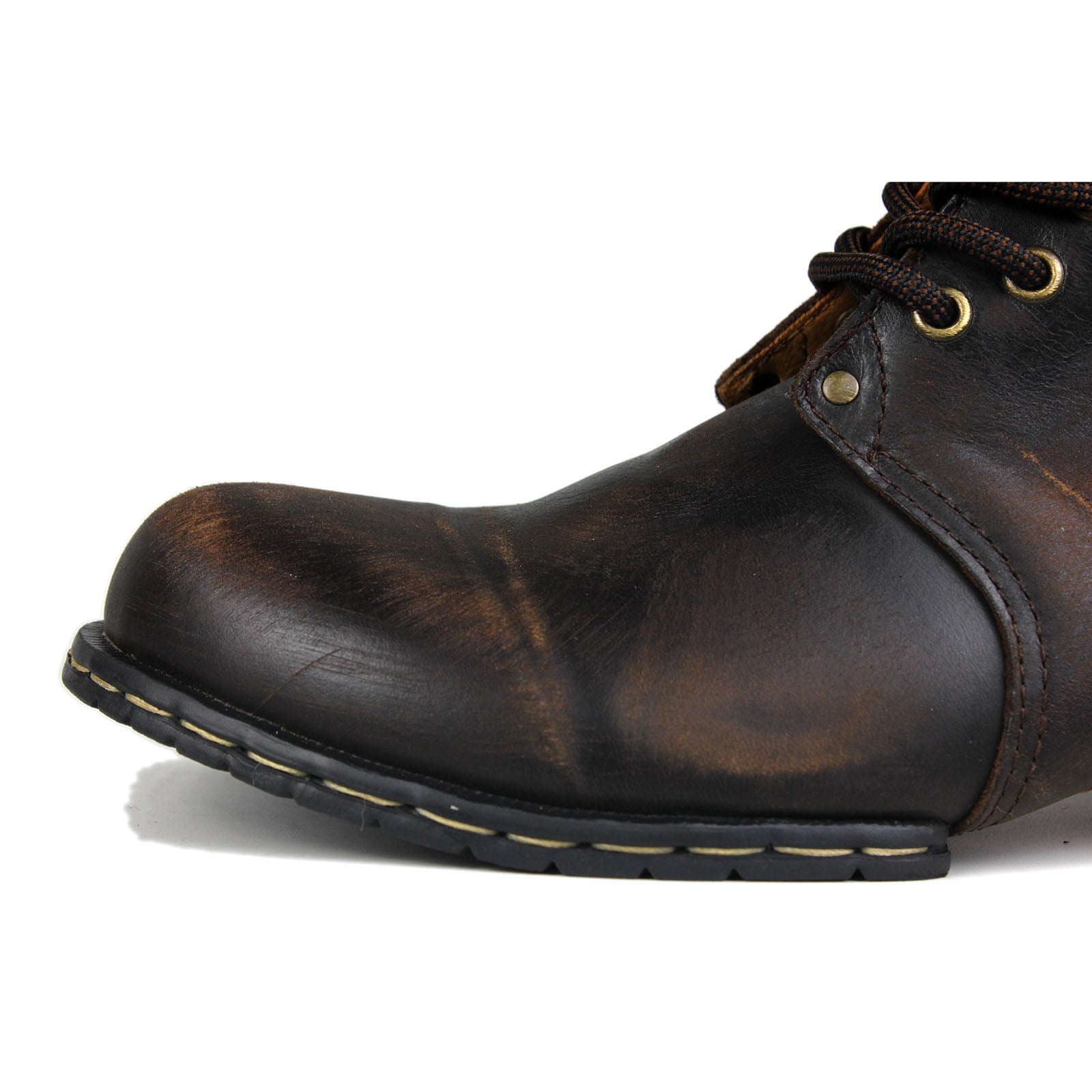 Bottines en cuir pour homme OSS-6015-2-Retro Brown