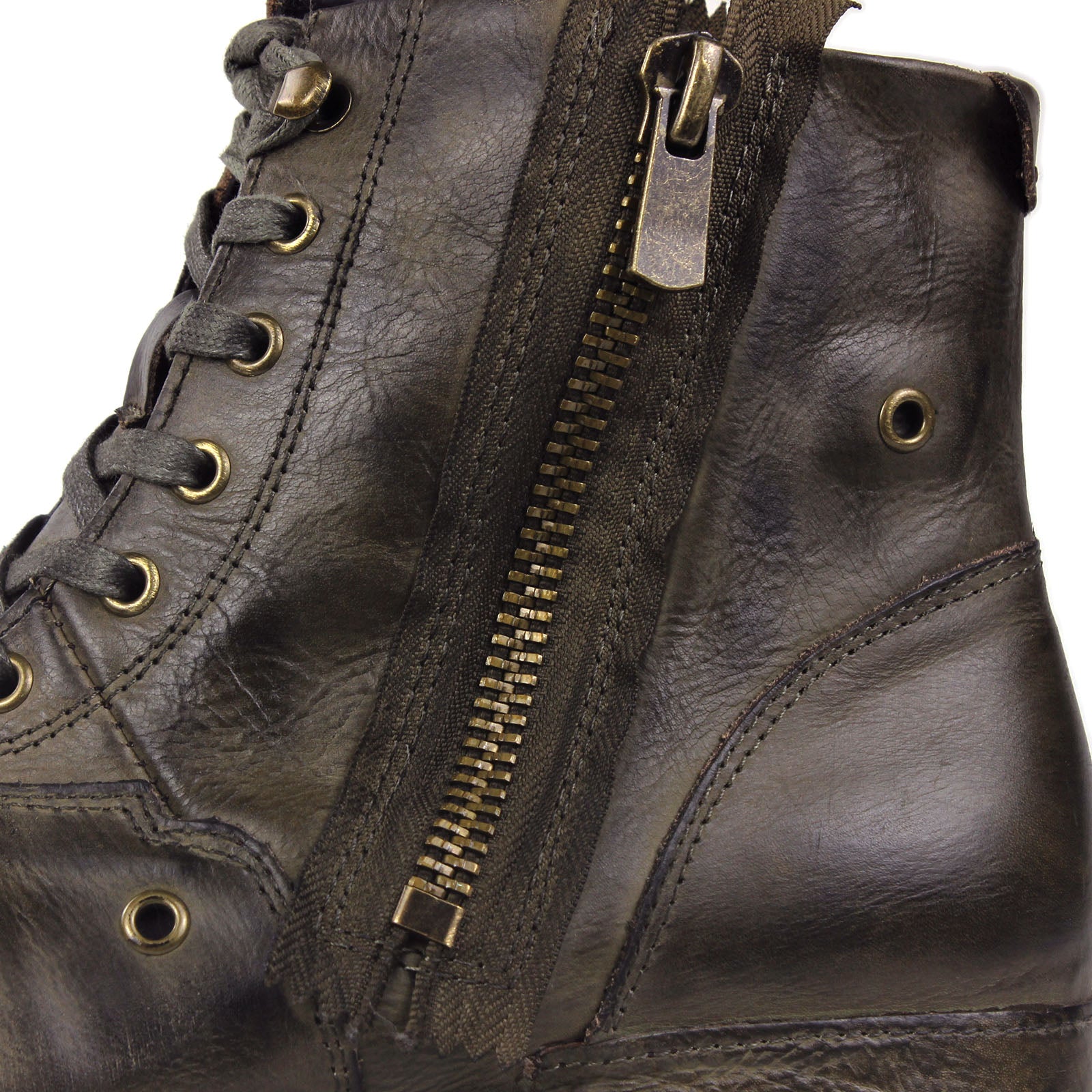 Herren-Lederstiefeletten