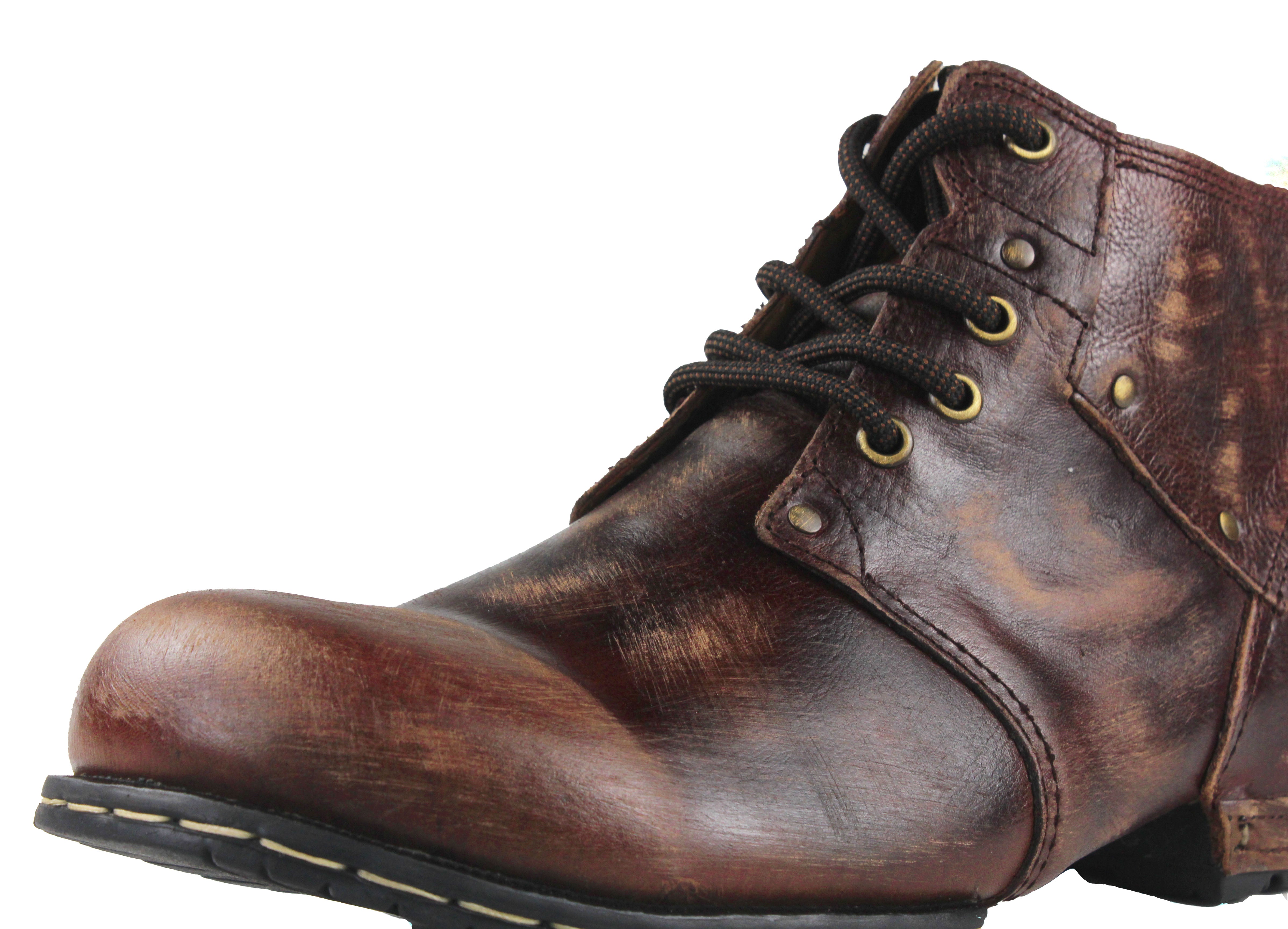 Bottines en cuir pour homme OSS-6015-2-Retro Brown