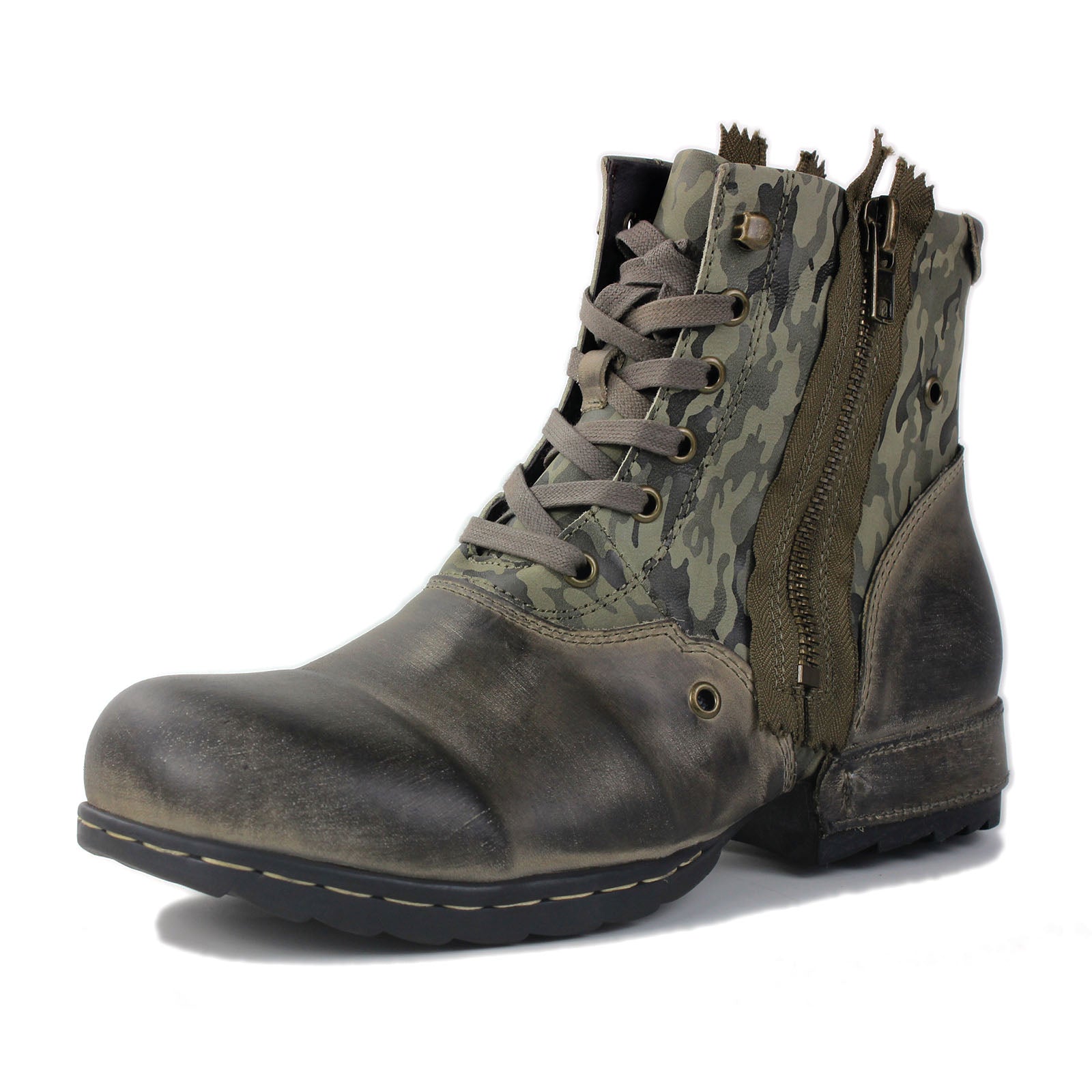 Herren-Lederstiefeletten