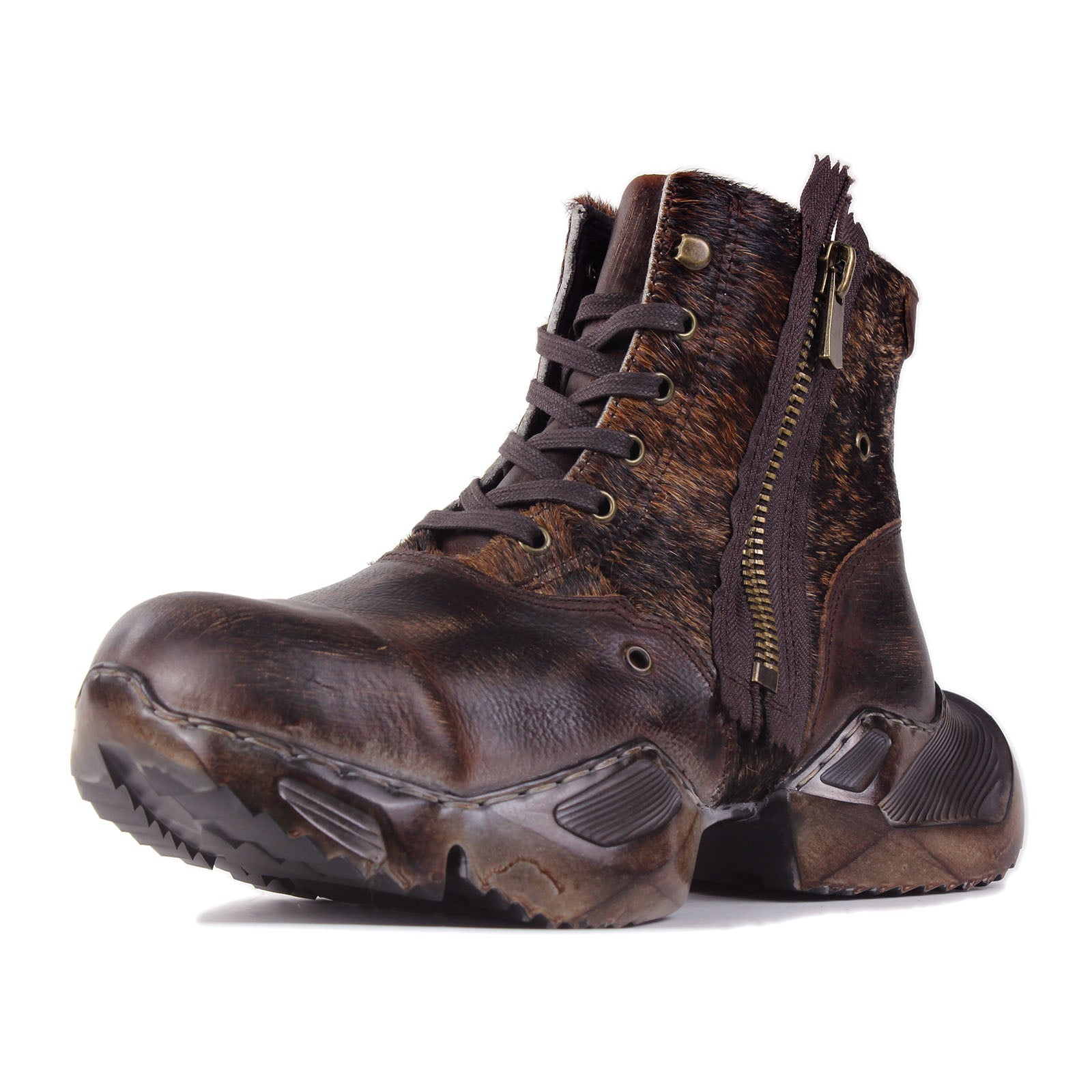 Herren-Lederstiefeletten