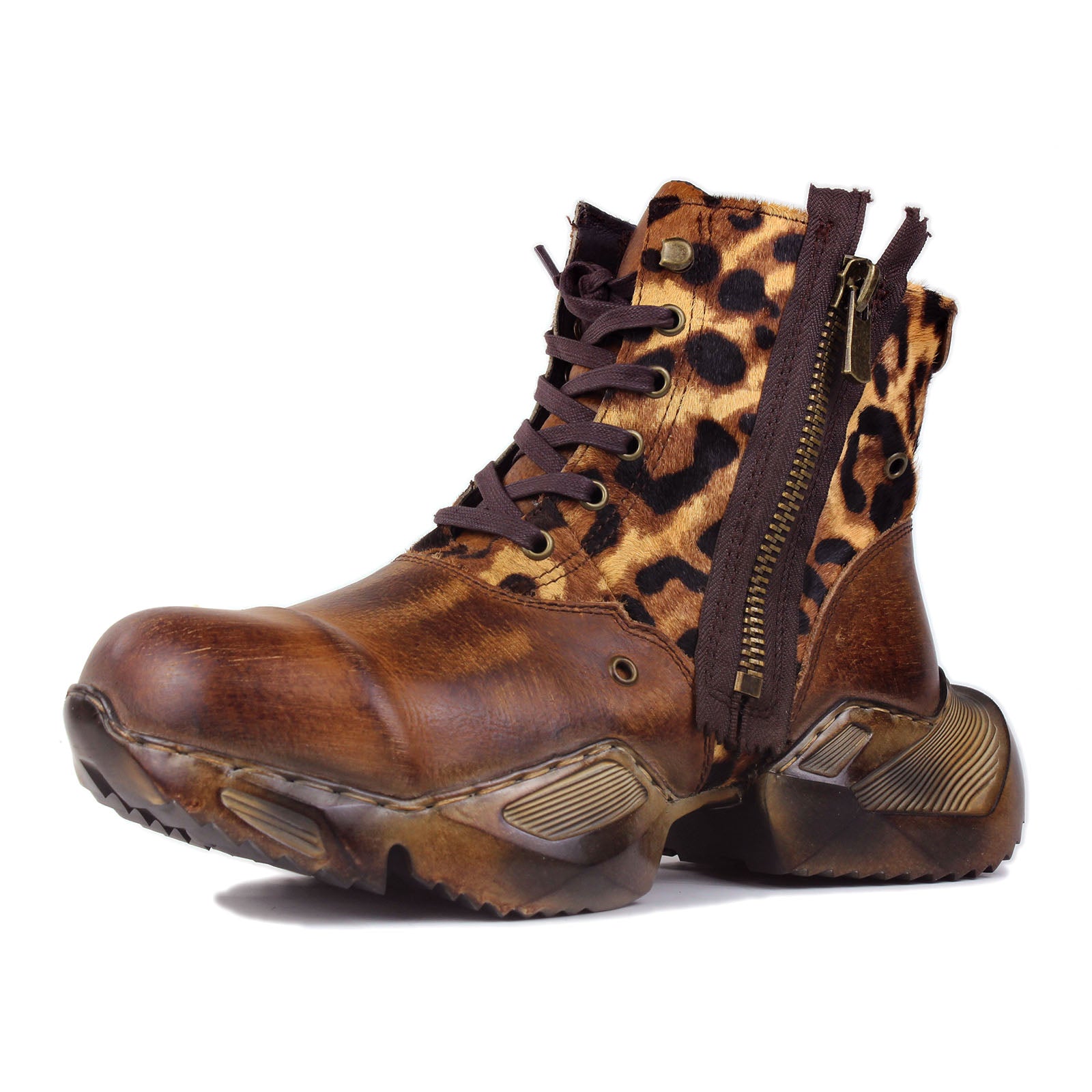 Herren-Lederstiefeletten