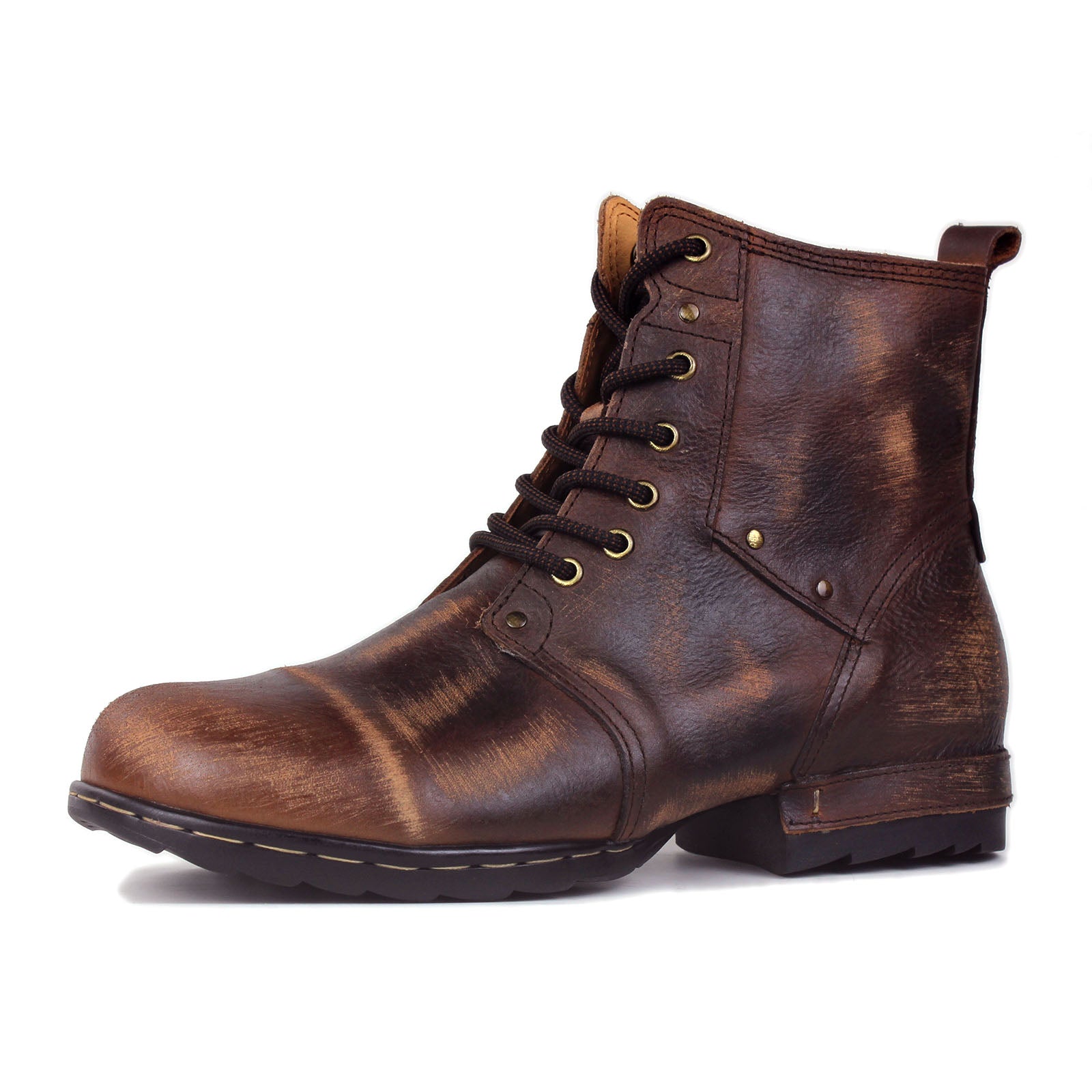 Herren-Lederstiefeletten