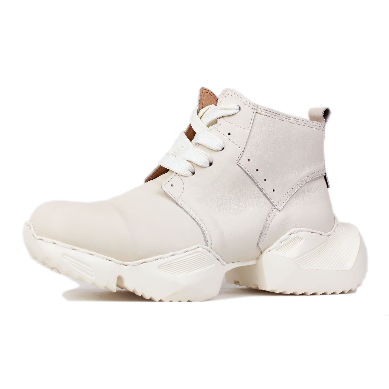 Bottes de moto athlétiques en cuir pour homme OS-5008-S-1 Classic Black et OFF-WHITE