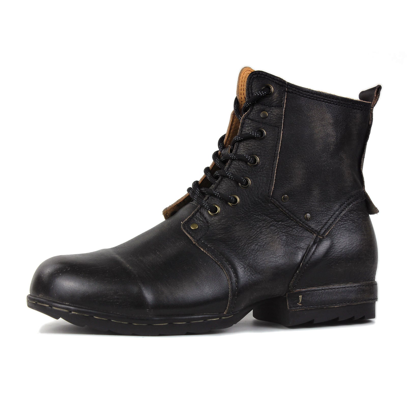 Herren-Lederstiefeletten