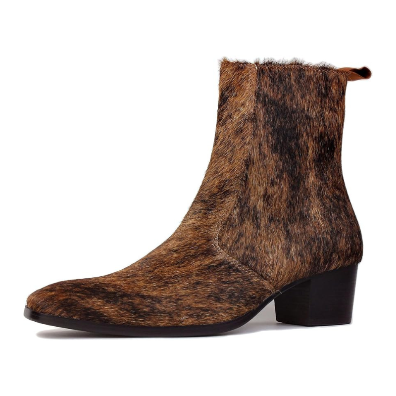 Pony Hair Chelsea Boot