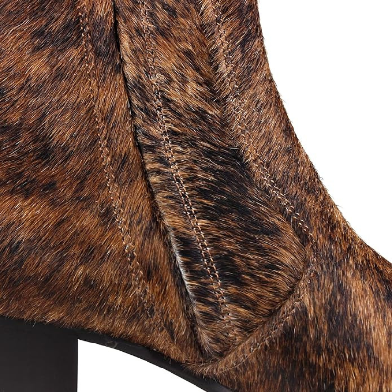 Pony Hair Chelsea Boot