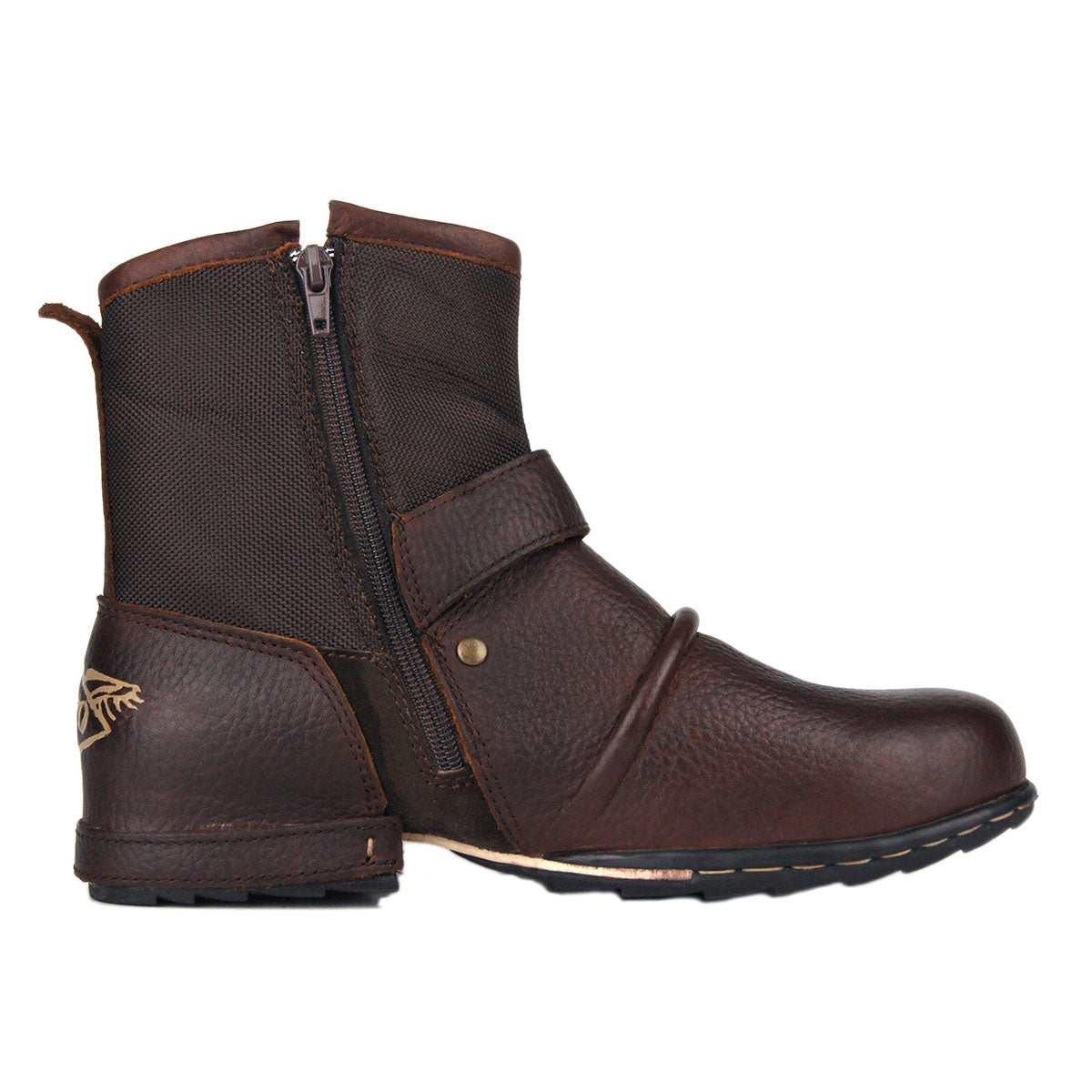 Bottines d'hiver en cuir véritable pour homme