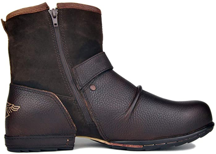 Herren-Lederstiefeletten