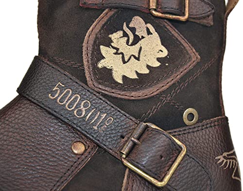 Herren-Lederstiefeletten