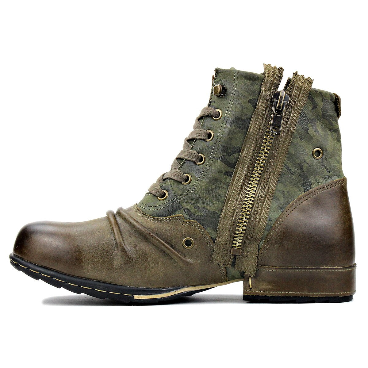 Herren-Lederstiefeletten