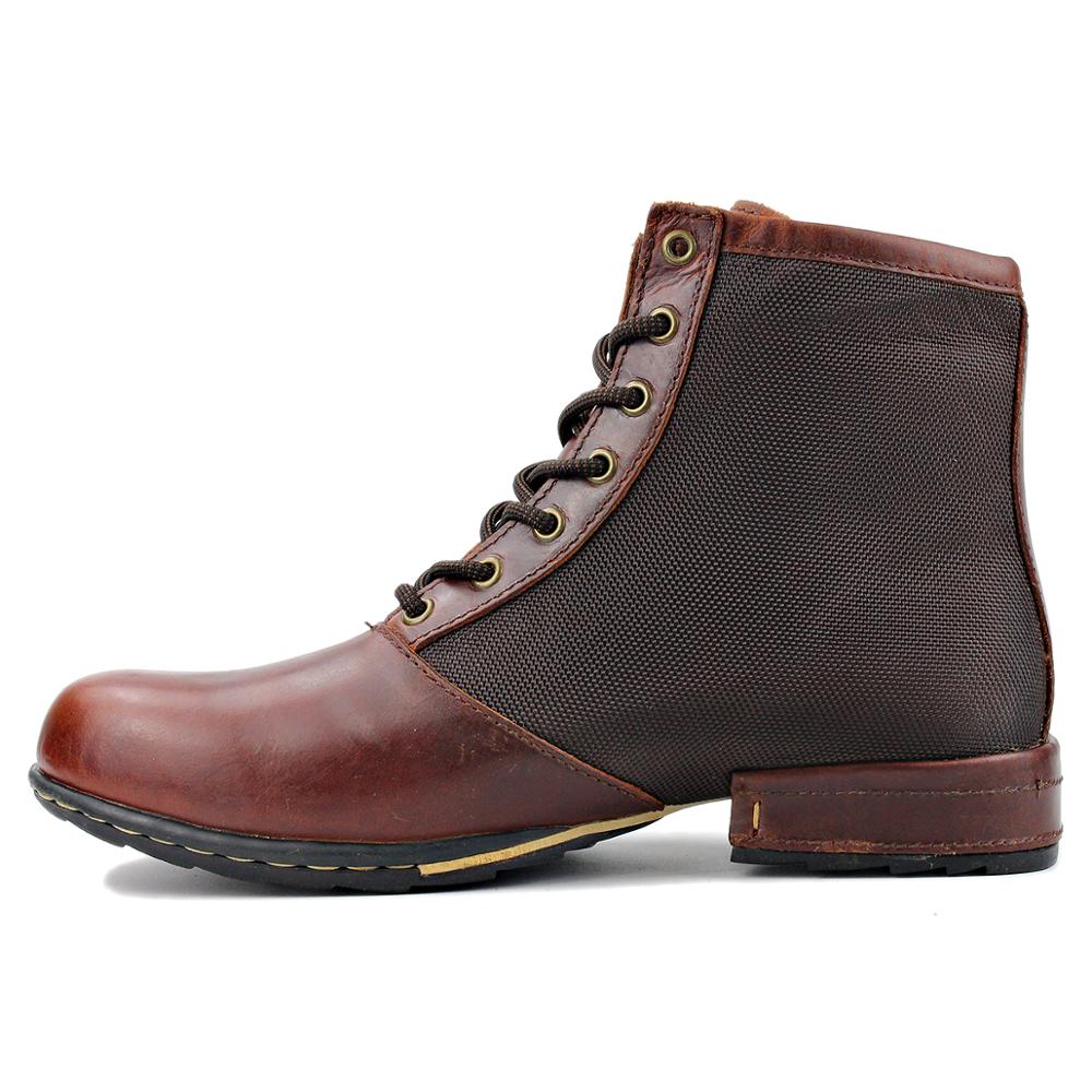 Bottines en cuir de vache véritable pour homme - Printemps/Automne