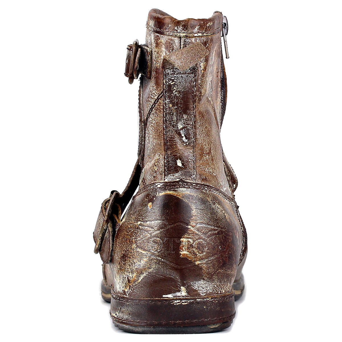Bottines en cuir pour homme - Caramel Brown