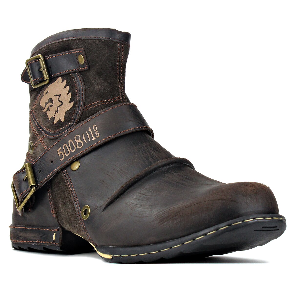 Herren-Chukka-Stiefel aus Leder