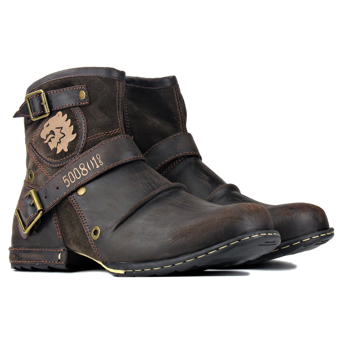 Herren-Chukka-Stiefel aus Leder