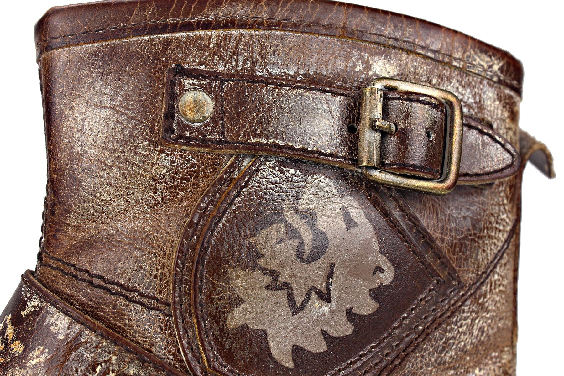 Bottines en cuir pour homme - Caramel Brown