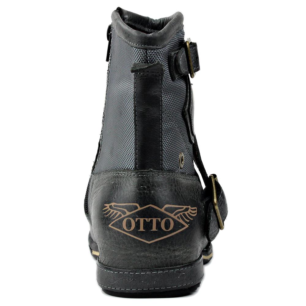 Bottines en cuir véritable OSSTONE pour homme 5008-1-NH