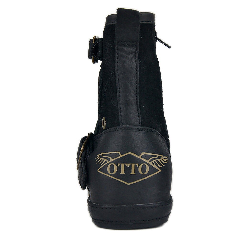 Herren-Lederstiefeletten