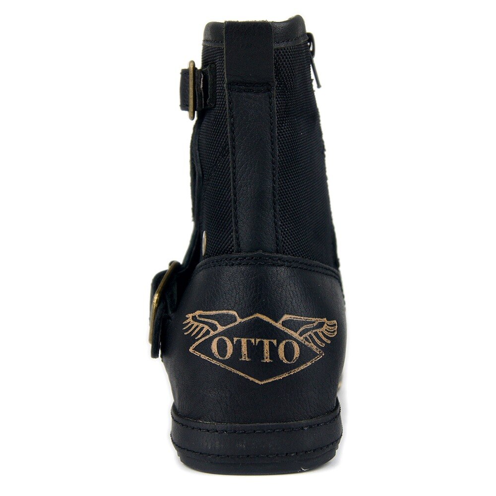 Bottines d'hiver en cuir véritable pour homme