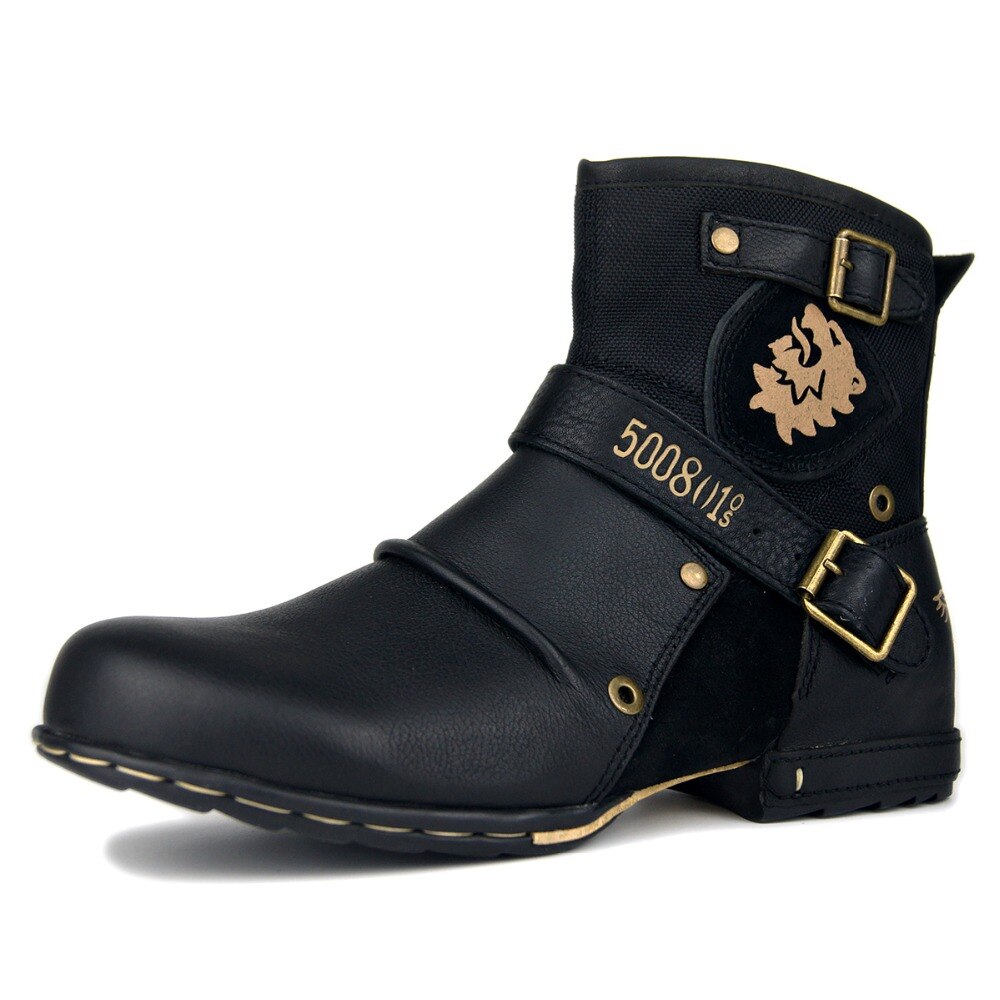 Mens motorcycle ankle boots outlet