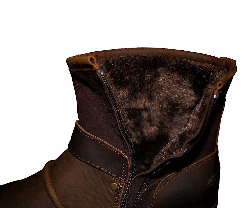 Bottines OSSTONE en cuir de vache véritable pour homme 5008-1