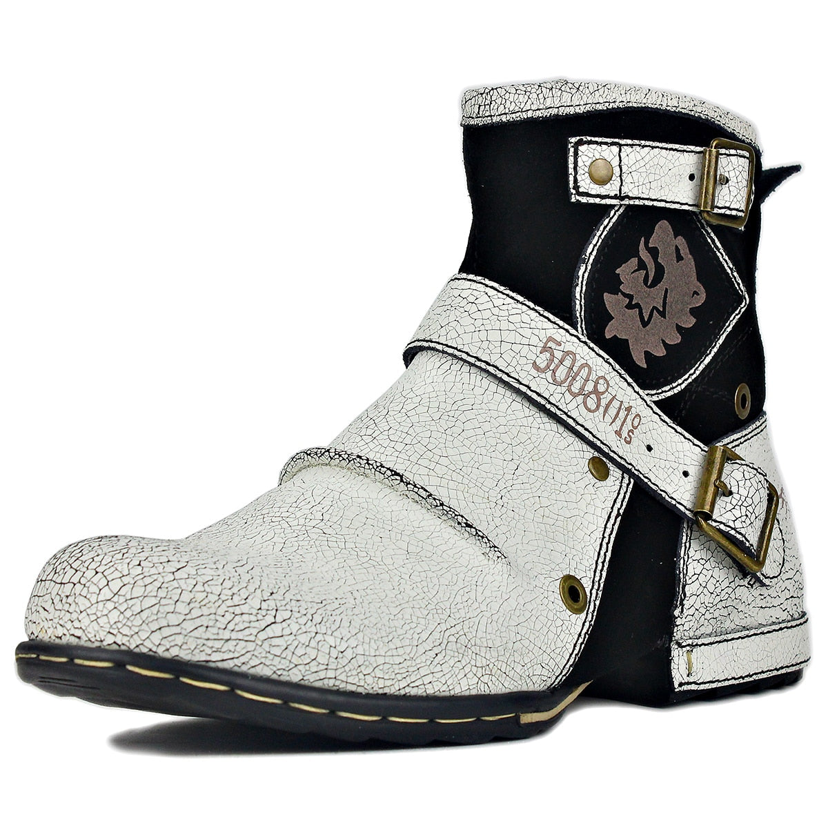 Bottines en cuir pour hommes