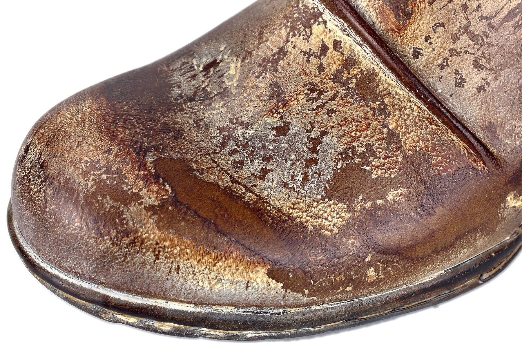 Bottines en cuir pour homme - Caramel Brown