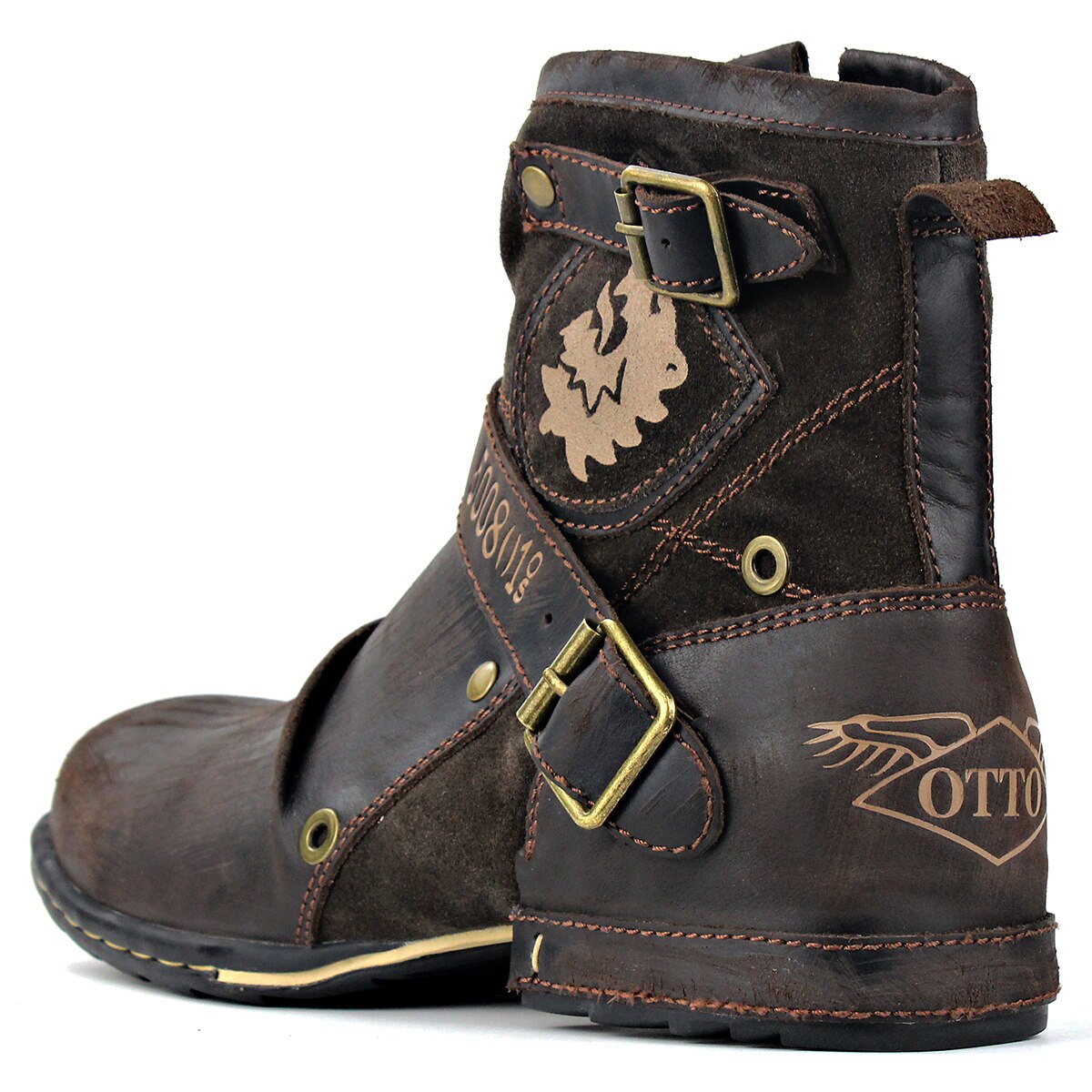 Herren-Chukka-Stiefel aus Leder